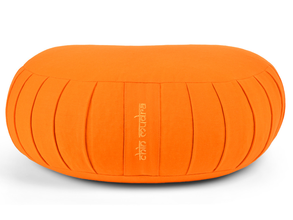 Coussin de Méditation Moon 100% coton Bio Safran