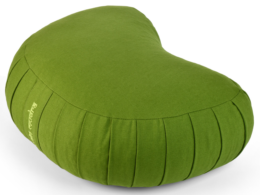Cuscino da meditazione lunare 100% cotone biologico Verde