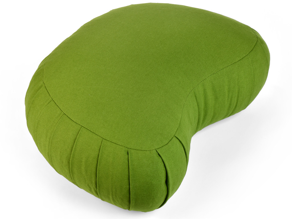 Cuscino da meditazione lunare 100% cotone biologico Verde