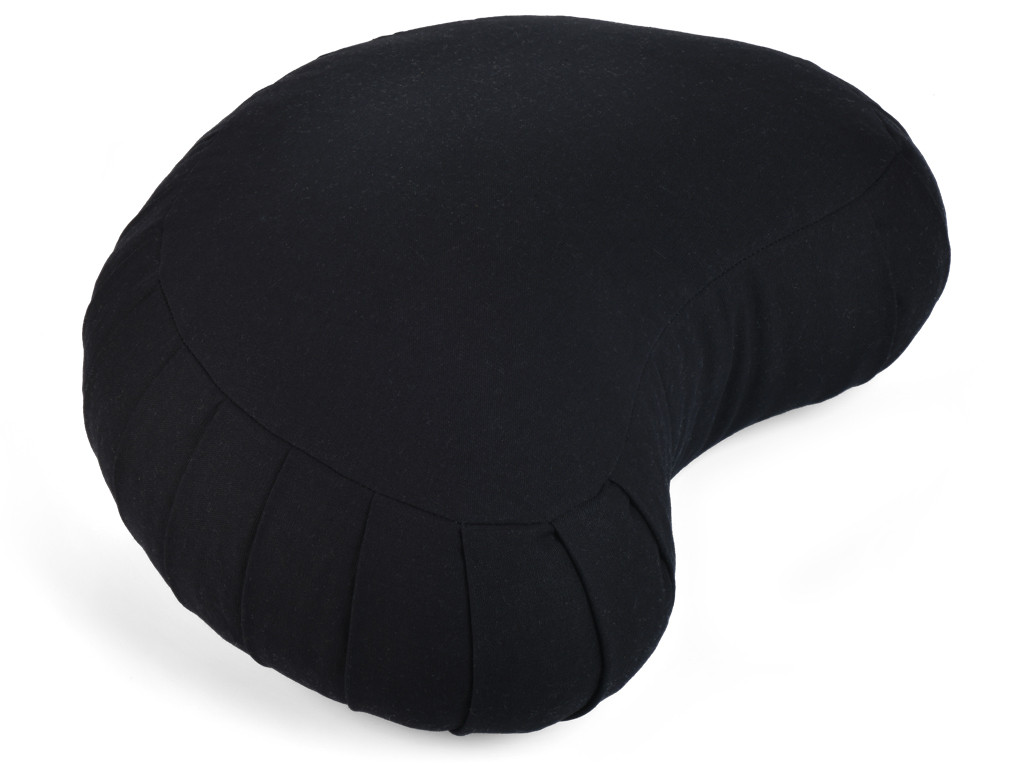 Coussin de Méditation Moon 100% coton Bio Noir