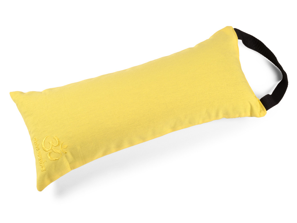 Coussin de voyage 100% coton Bio Jaune - Presque Parfaits