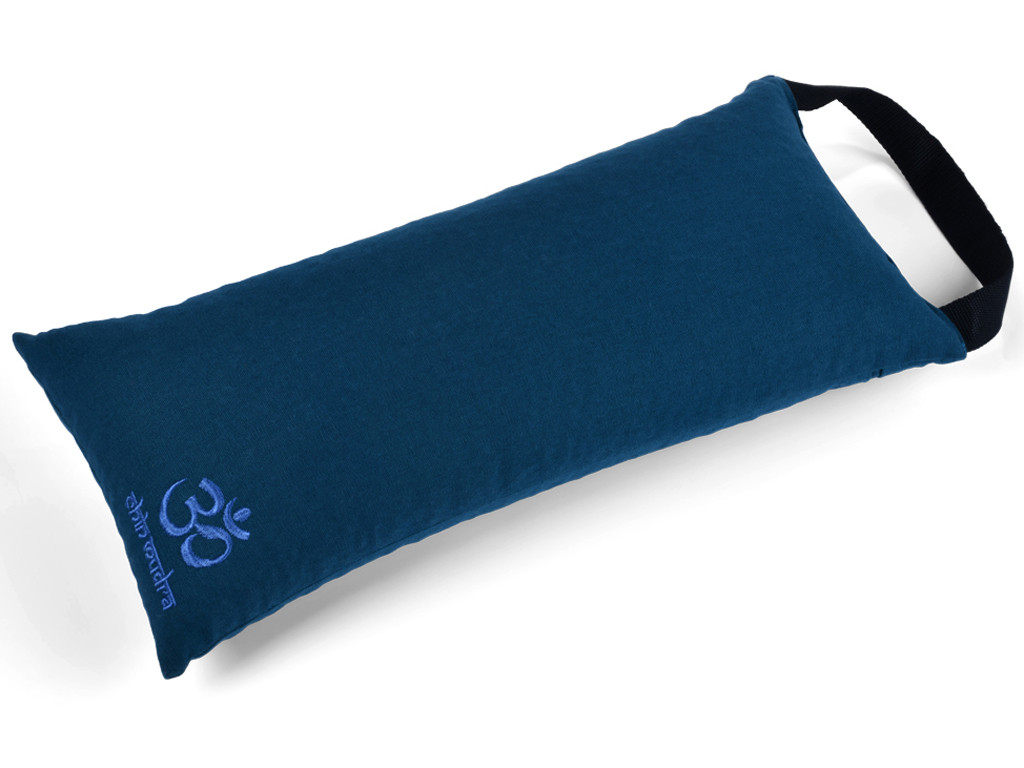 Coussin de voyage 100% coton Bio Bleu
