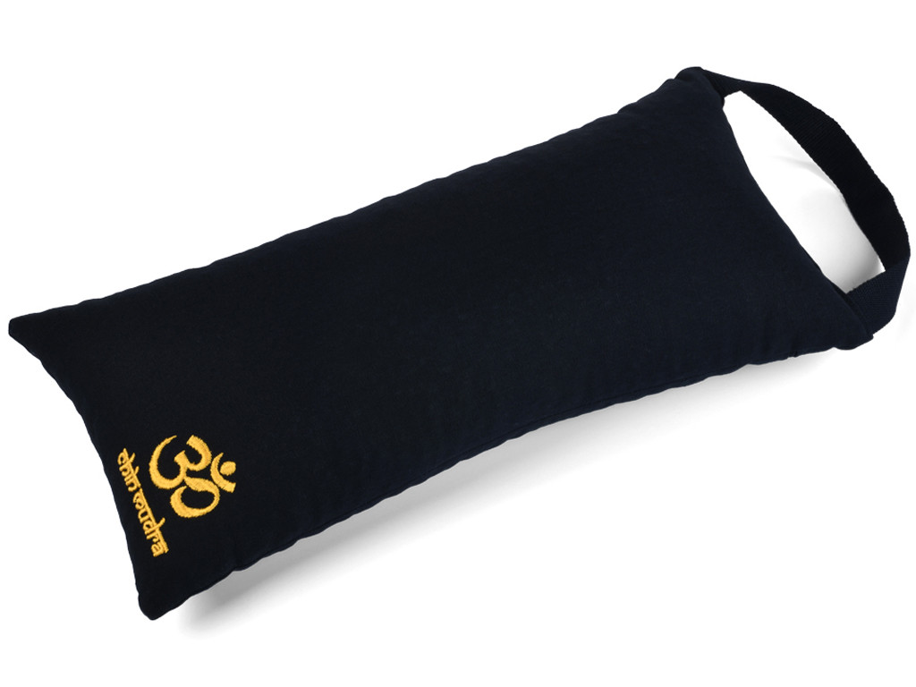 Coussin de voyage 100% coton Bio Noir