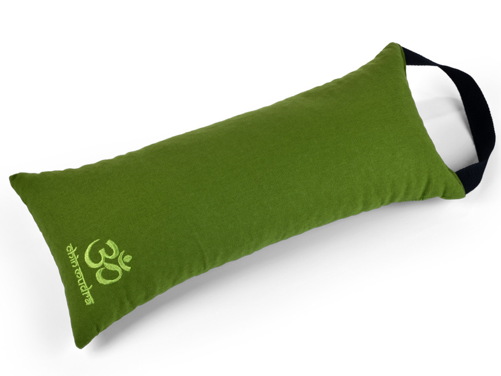 Travelling cushion 100% Organic cotton Green