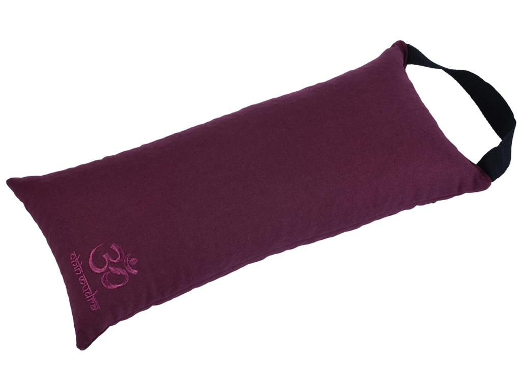 Coussin de voyage 100% coton Bio Prune