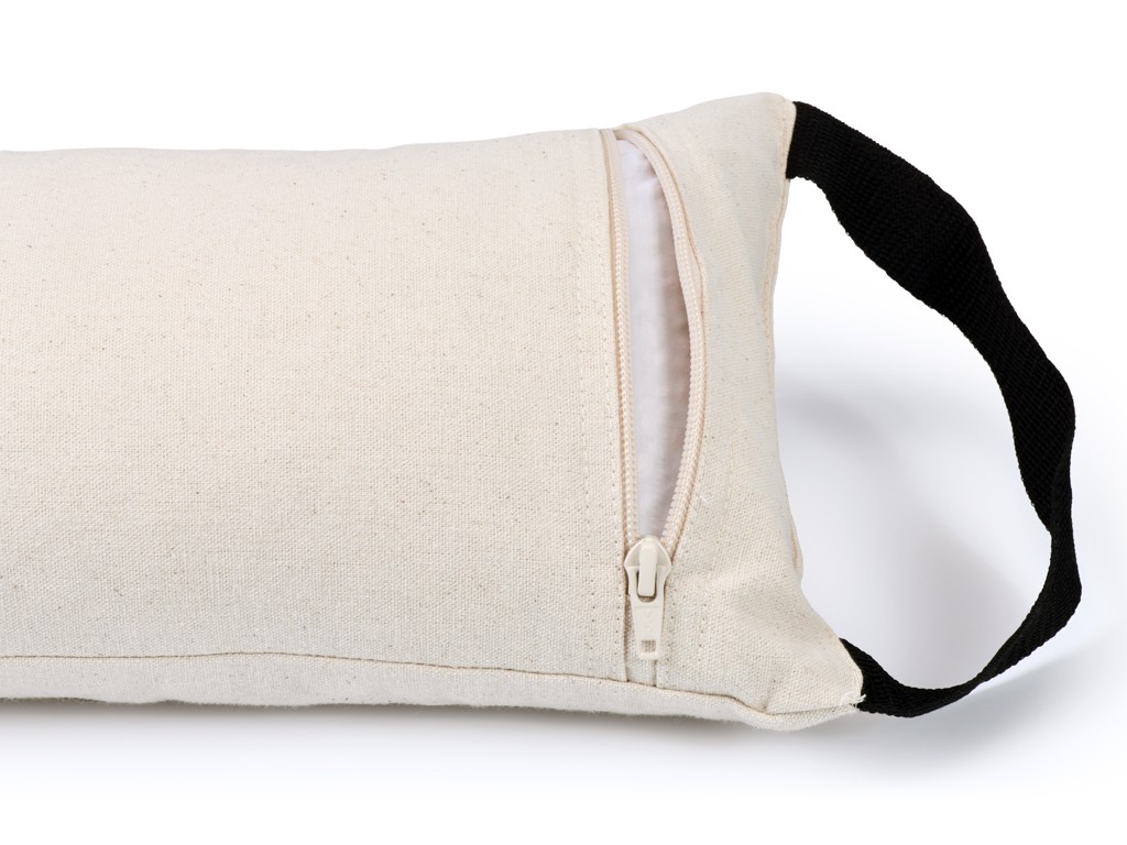 Coussin de voyage 100% coton Bio Ecru