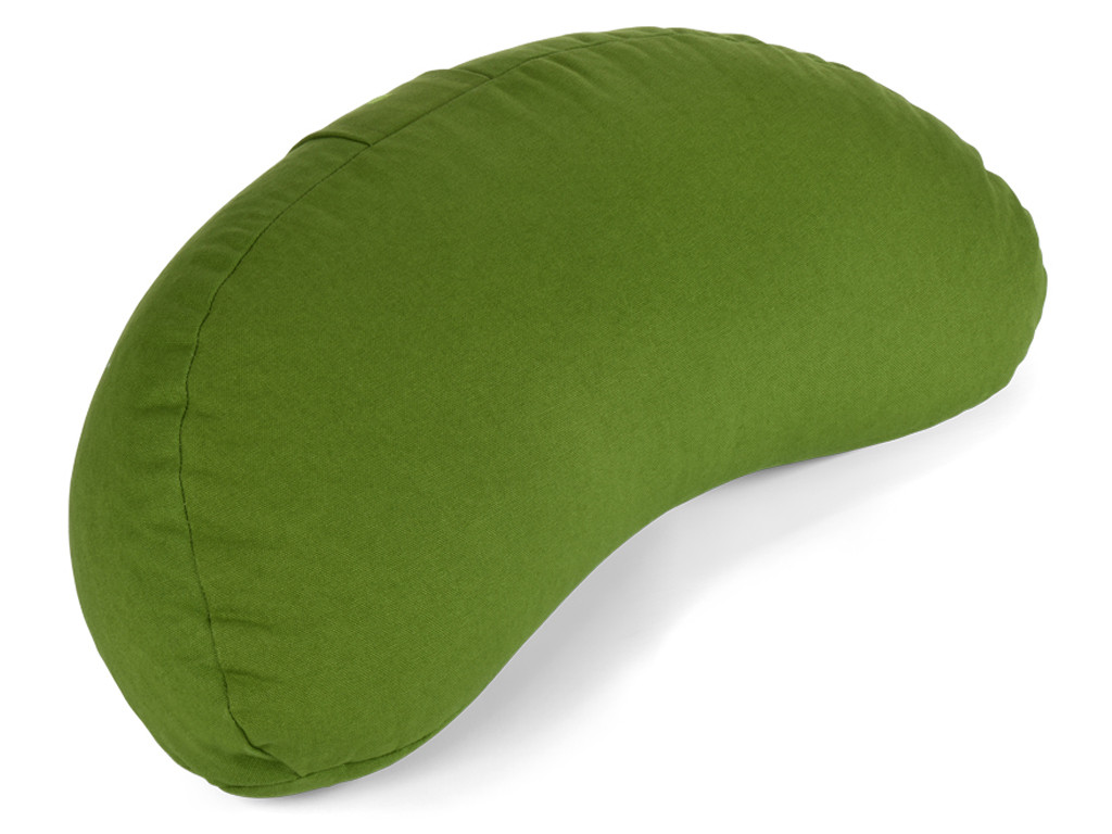 Coussin Fuzen (demi-lune) 100% coton Bio Vert