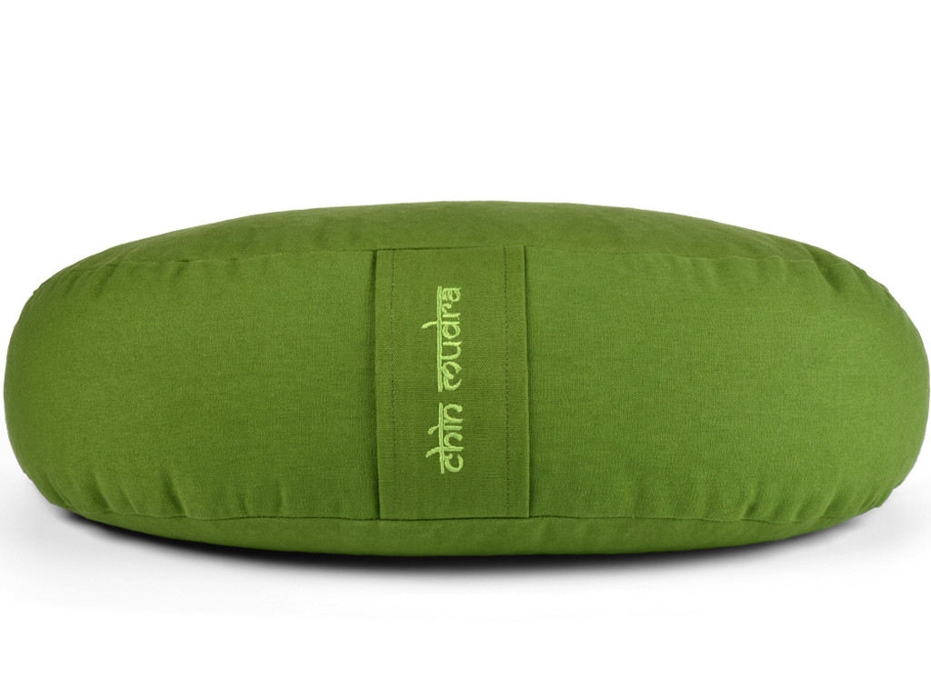 Fuzen Kissen (Halbmond) 100 % Bio-Baumwolle Grün