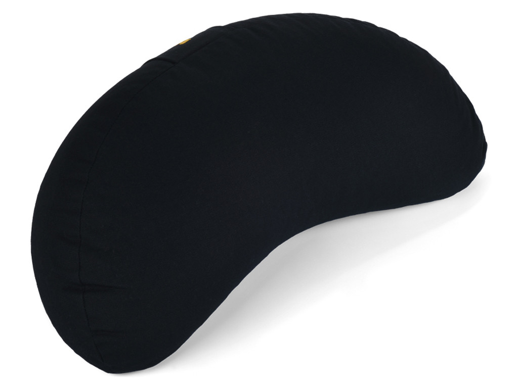 Coussin Fuzen (demi-lune) 100% coton Bio Noir