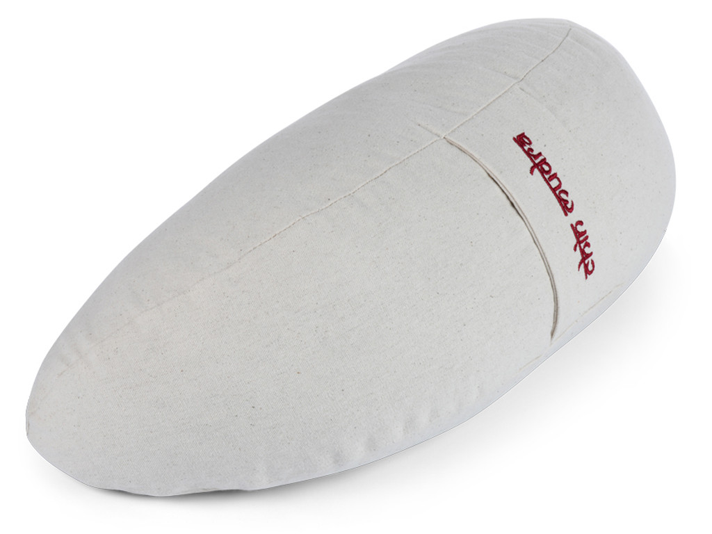 Almofada Fuzen (meia-lua) 100% algodão orgânico Natural