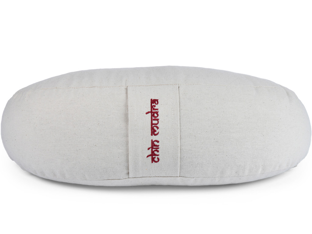 Fuzen cushion (half-moon) 100% organic cotton Natural