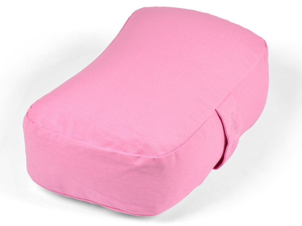 Organisches rechteckiges Kissen Rosa