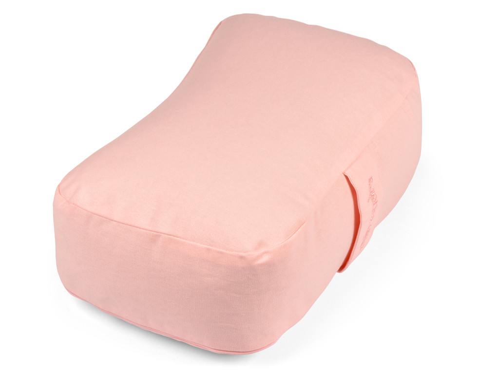Coussin Rectangulaire Bio Rose Perlé