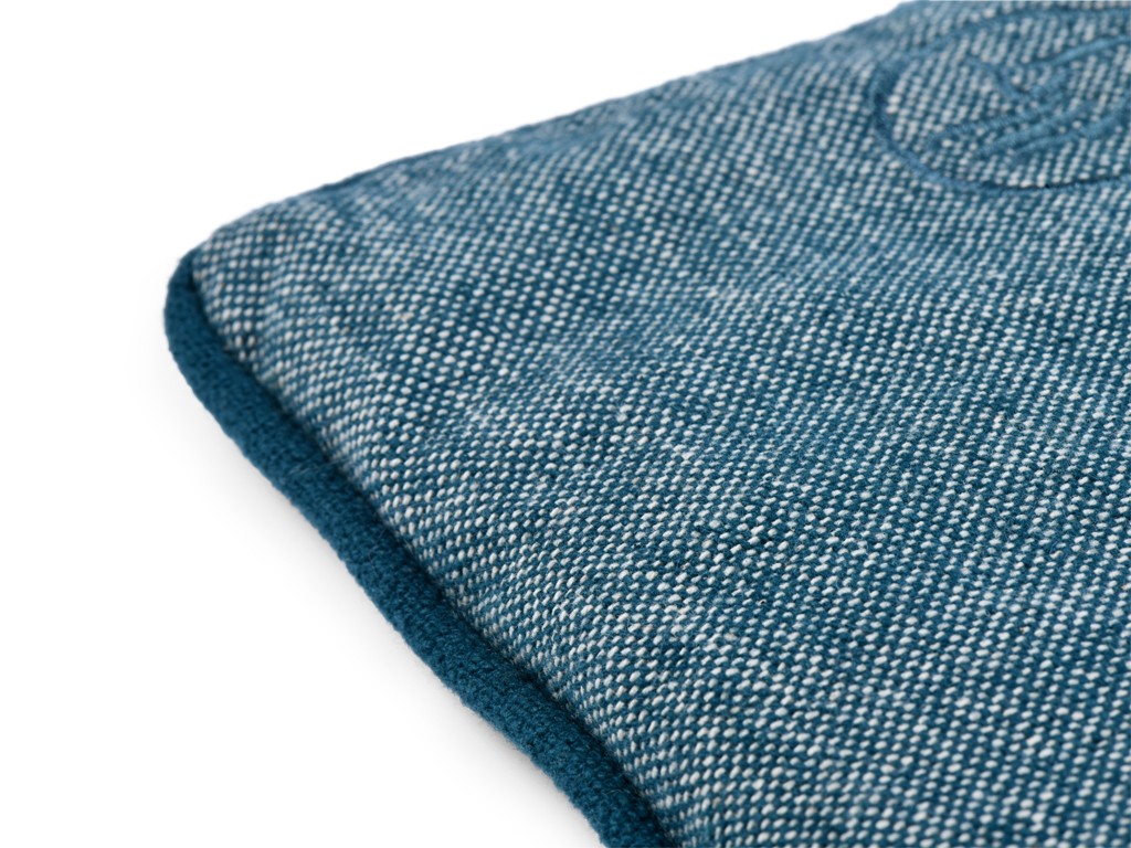 Coussinet pour les Yeux coton Chambray et Lin Bio Coton Chambray Bleu