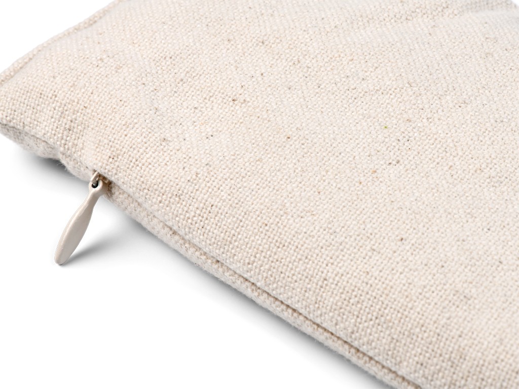 Coussinet pour les Yeux coton Chambray et Lin Bio - Écru Écru