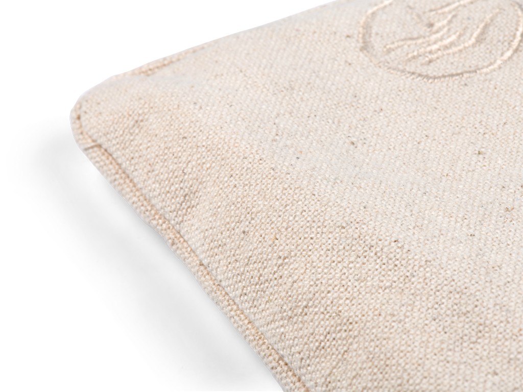 Coussinet pour les Yeux coton Chambray et Lin Bio - Écru Écru