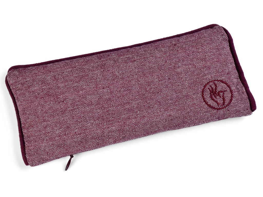 Coussinet pour les Yeux coton Chambray et Lin Bio Coton Chambray Prune