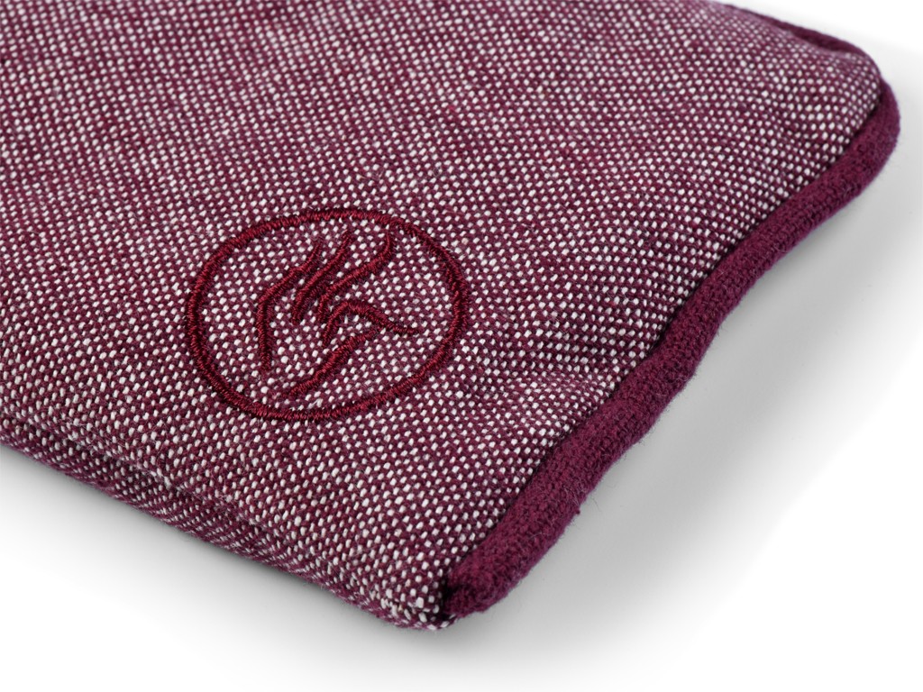 Organic Chambray and Linen Cotton Eye Pillow Plum Chambray Cotton