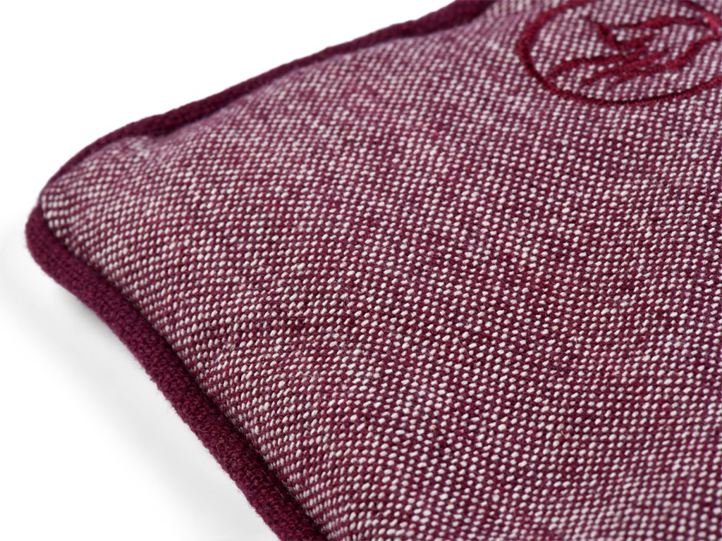Coussinet pour les Yeux coton Chambray et Lin Bio Coton Chambray Prune