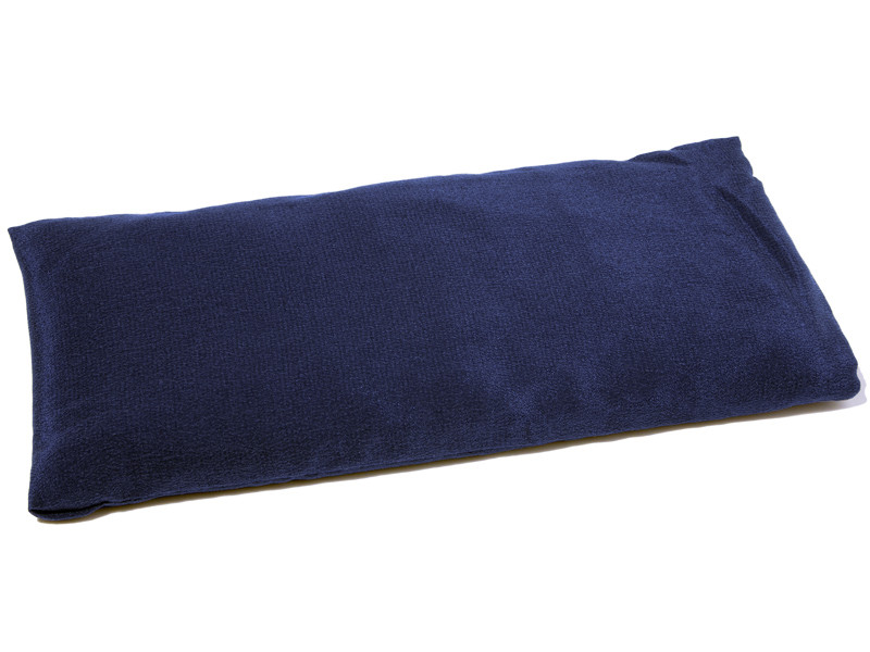 Almohadilla para los ojos - Seda natural y Linaza orgánica Azul