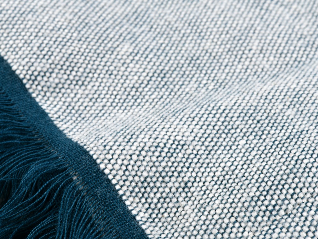 Couverture de méditation Chambray en Coton Bio Coton Chambray Bleu