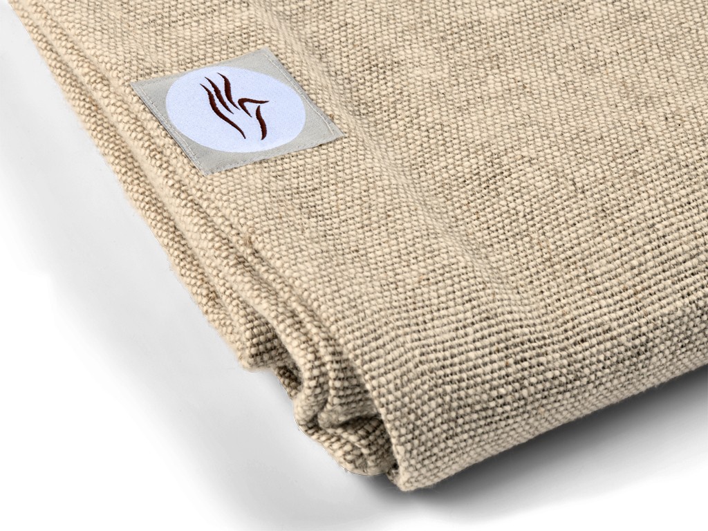 Couverture de méditation en Chanvre naturel Bio Chanvre naturel