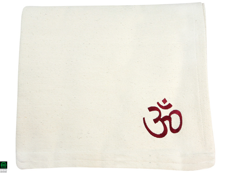 Couverture de yoga 100% coton bio 150cm X 200cm