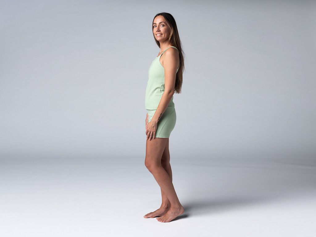 Débardeur Femme Côtelé - Bio Vert