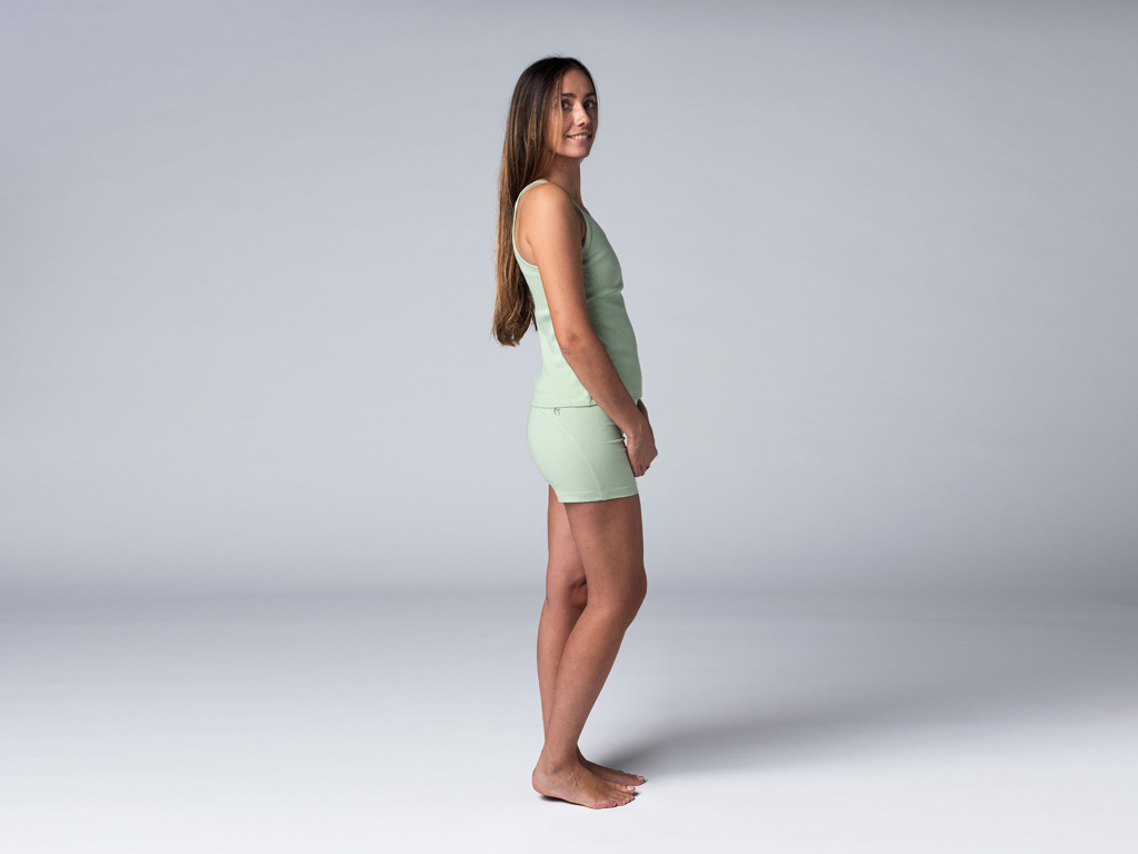 Débardeur Femme Côtelé - Bio Vert