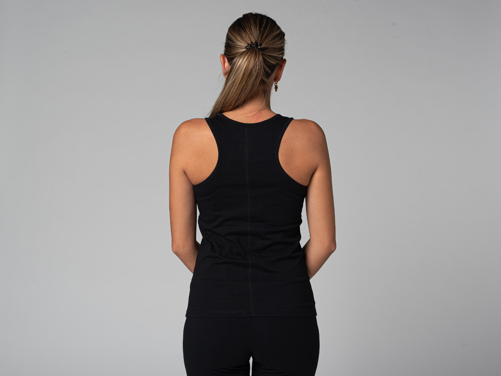 Débardeur Femme Slim 100% Bio Noir
