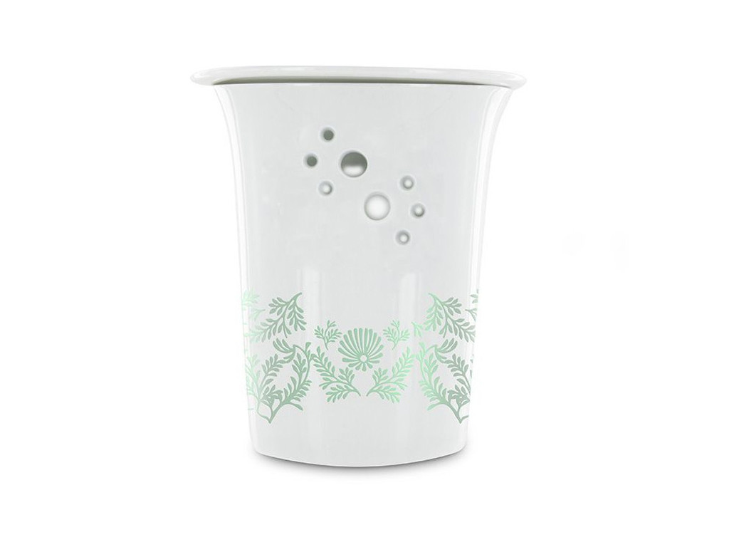 Diffuseur Geo Porcelaine Blanc Ø 9,5 x H. 11cm