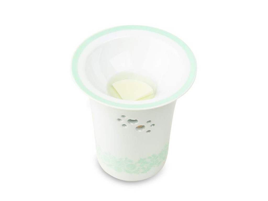 Diffuseur Geo Porcelaine Blanc Ø 9,5 x H. 11cm