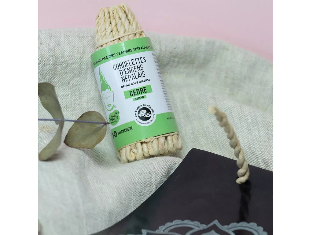 Encens Cordelettes Népalaises cèdre 40 cordelettes environ