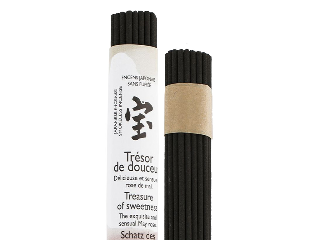 Encens Japonais ''sans fumée'' Trésor de Douceur 35 bâtonnets x 30 min