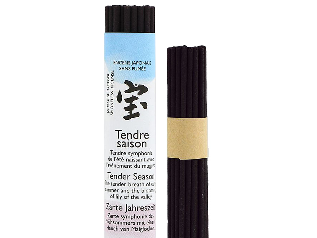 Encens Japonais ''sans fumée'' Tendre Saison 35 bâtonnets x 30 min