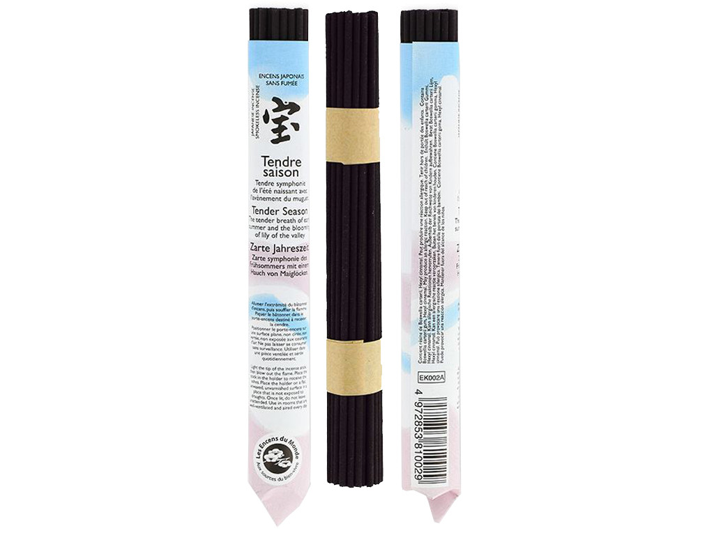 Encens Japonais ''sans fumée'' Tendre Saison 35 bâtonnets x 30 min