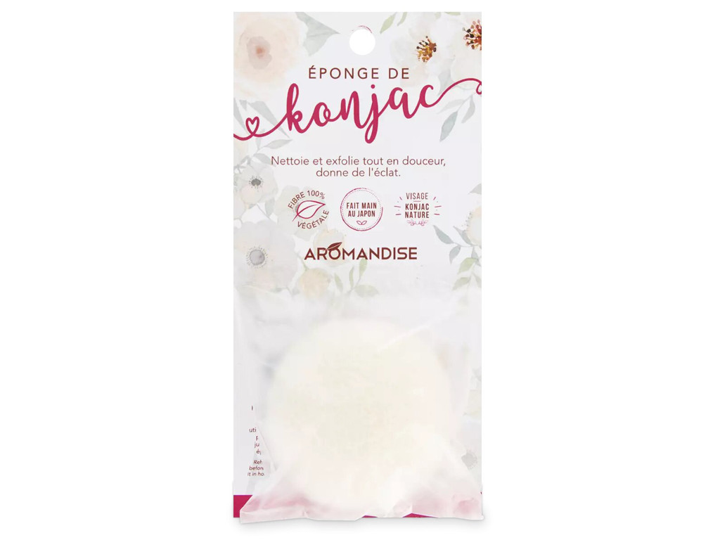 Eponge de Konjac Nature