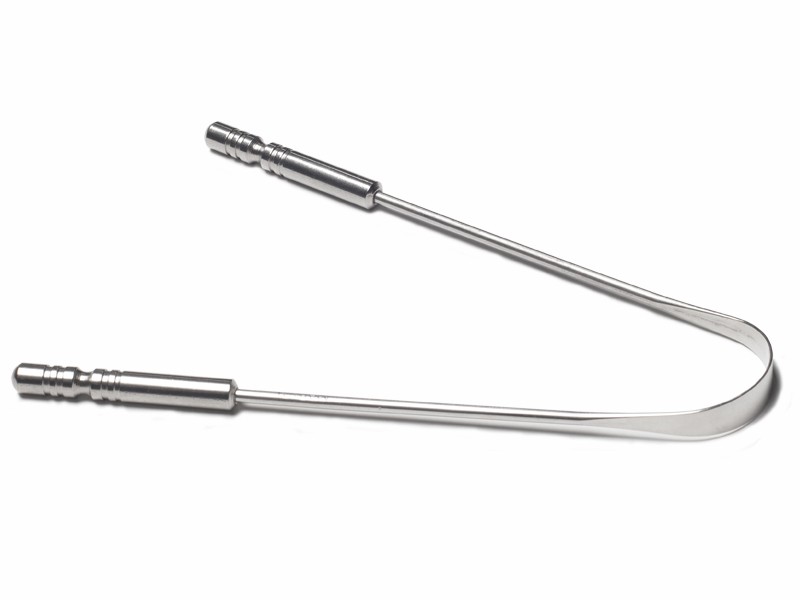 Gratte langue Confort 100% inox