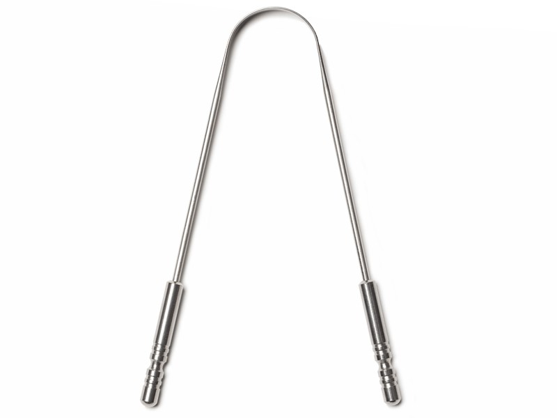 Gratte langue Confort 100% inox