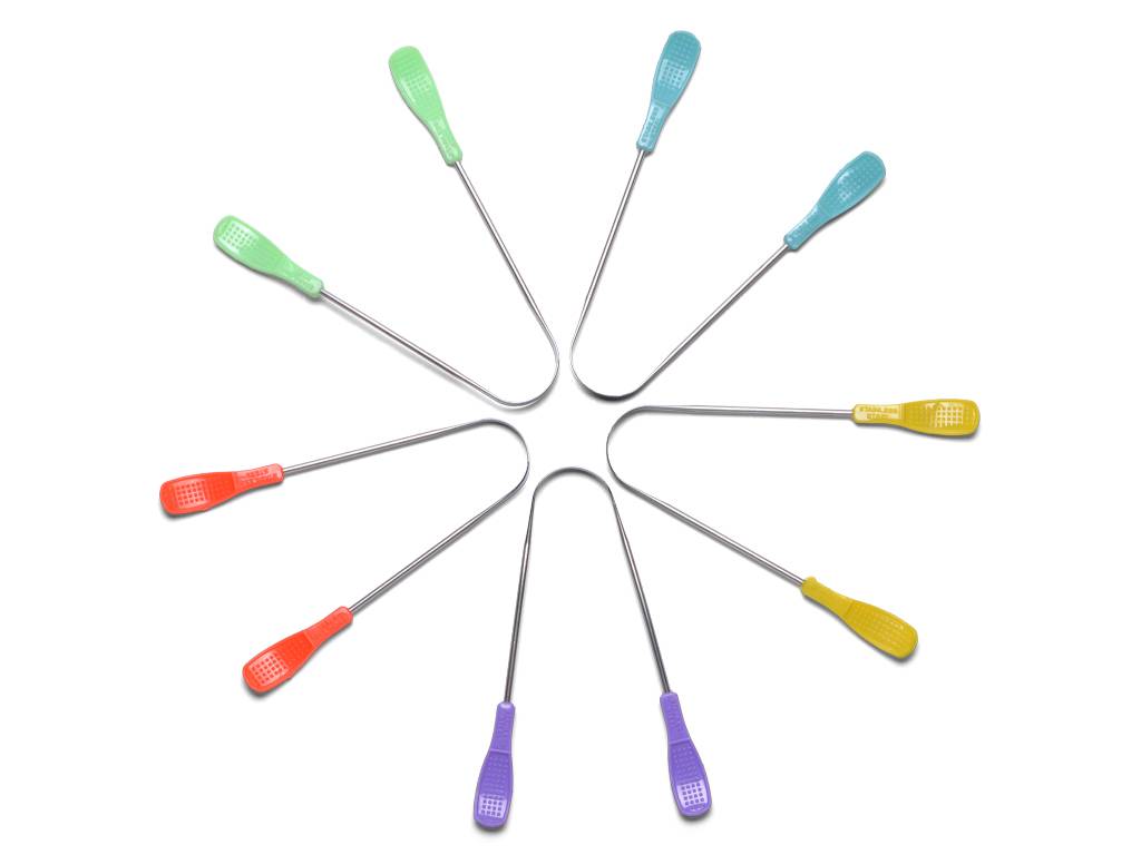 Limpiador de Lengua Ergonomia Acero Inoxidable