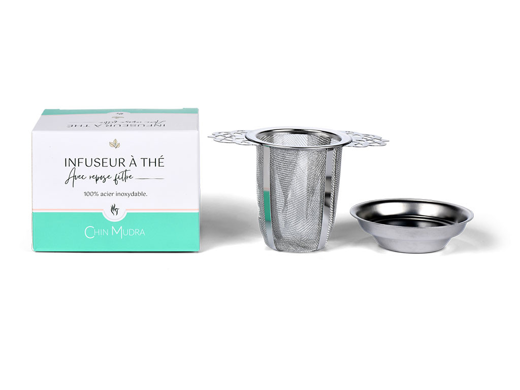 Infuseur à Thé avec couvercle Passoire à Thé