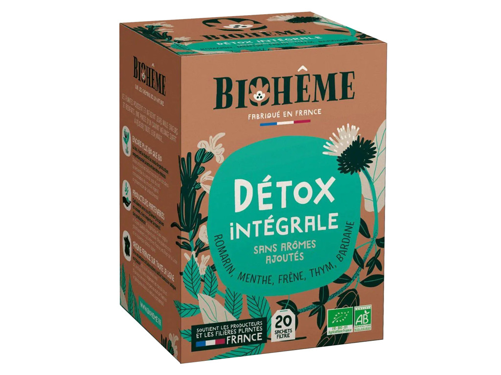 Infusion Détox intégrale 20 Infusettes Végétales