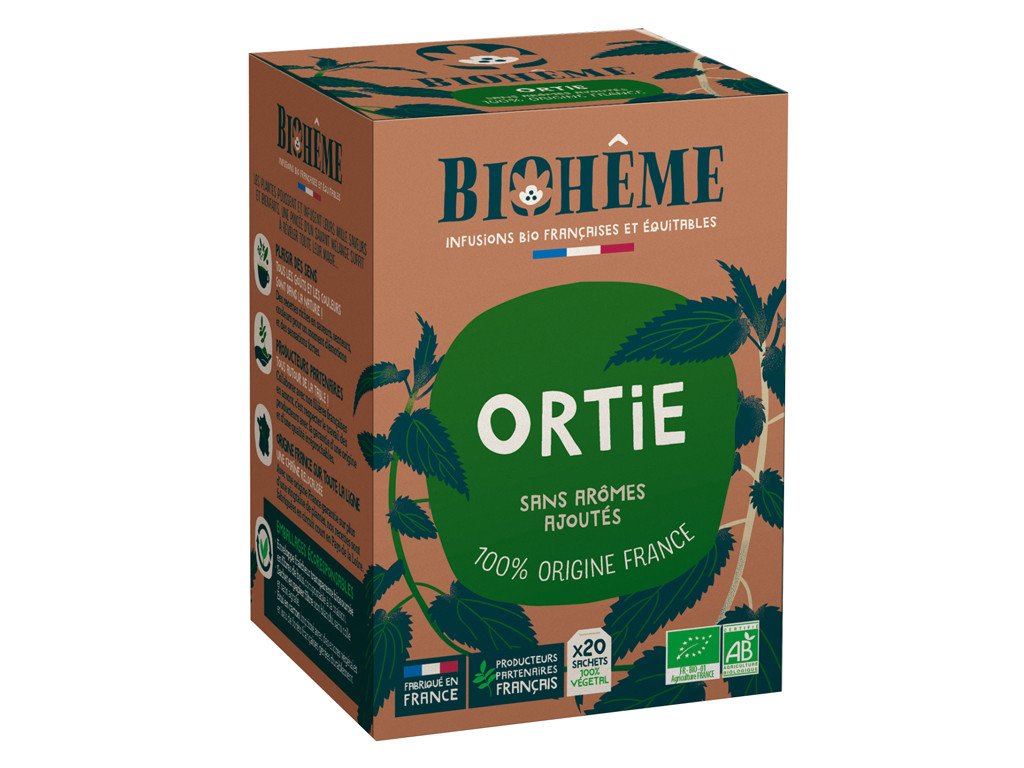 Infusion Ortie 20 Infusettes Végétales