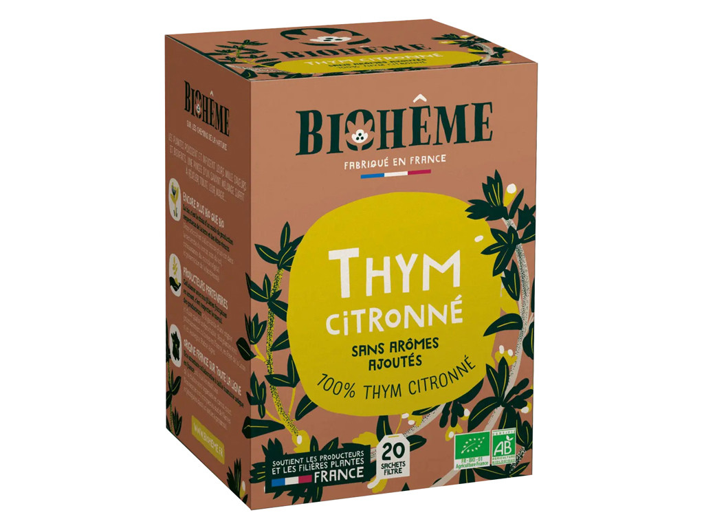 Infusion Thym citronné 20 Infusettes Végétales