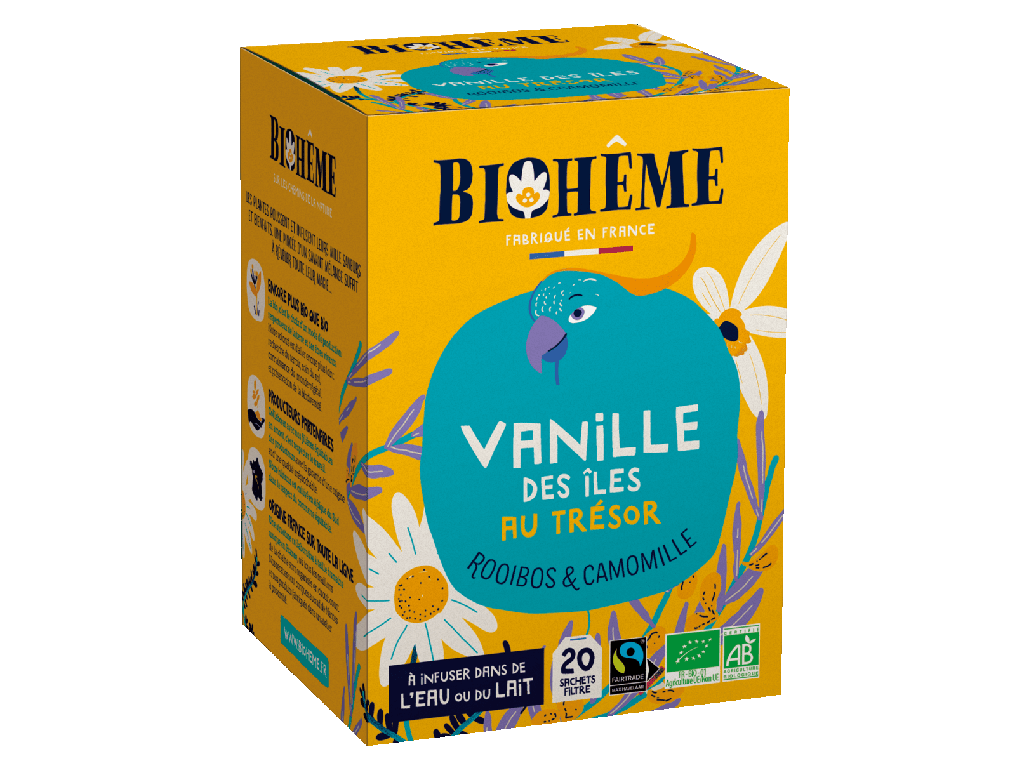 Infusion Vanille des îles au trésor 20 Inf
