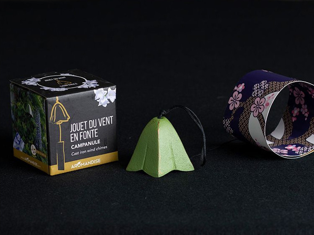 Giocattolo del vento della campanula Verde
