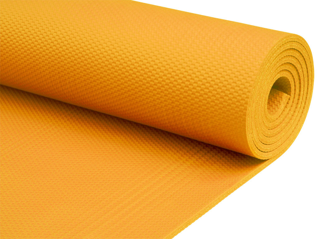 Intensive-Mat Yoga Kit 4mm Saffron Yellow