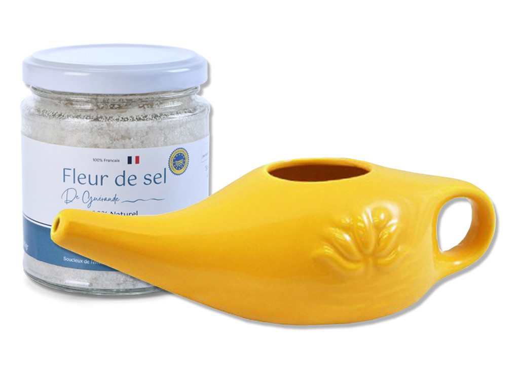 Kit Lota 250ml et Fleur de Sel Jaune Safran