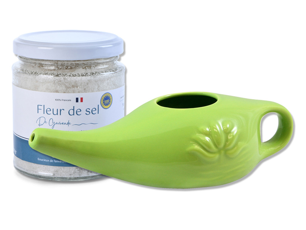 Kit Lota 250ml et Fleur de Sel Vert Amande