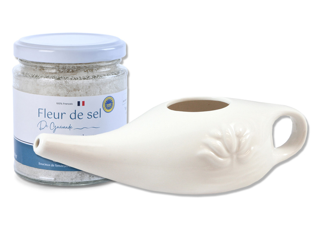 Kit Lota 250ml et Fleur de Sel Blanc